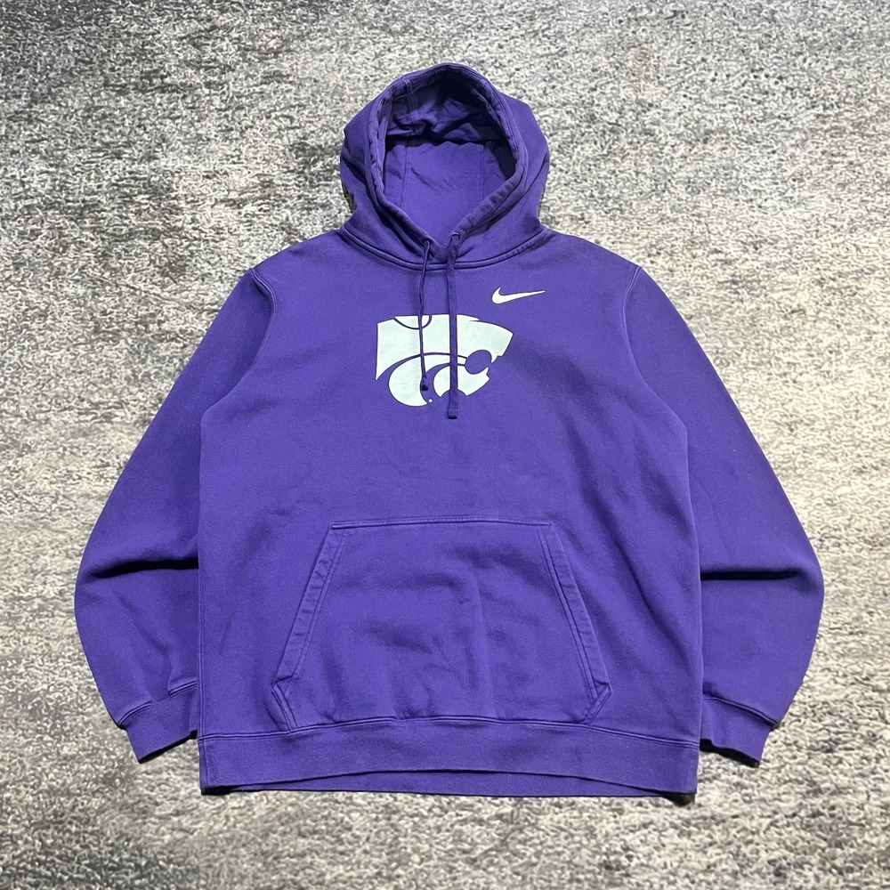 Nike Northwestern Wildcats Hoodie Sweatshirt Mens Large Purple Sporty University